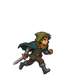 Forest adventurer run frame 4
