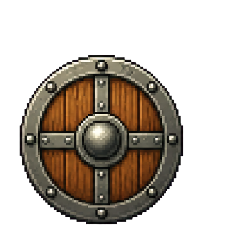 Round shield equipment sprite